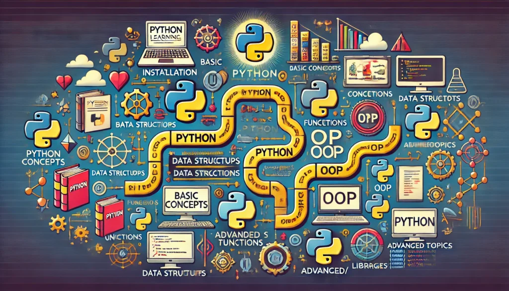 python ogrenmek için roadmap